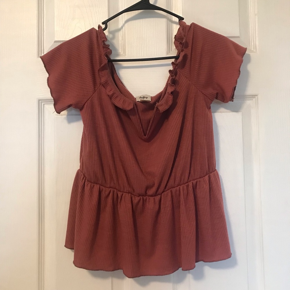 Daytrip off shoulder shirt